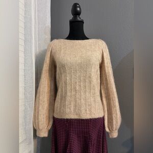 🤎NWT Sezane Cream Knit Sweater - Size S